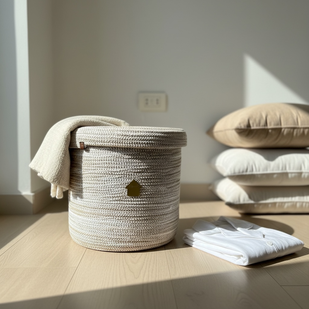 Storage Basket with Lid