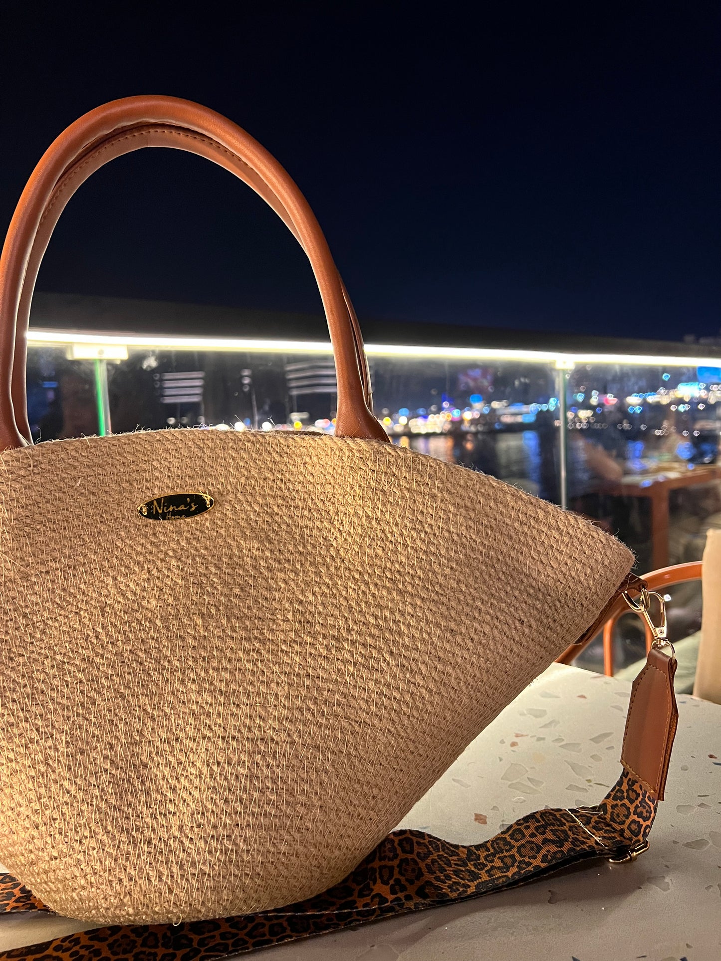 Leather Zig Bag