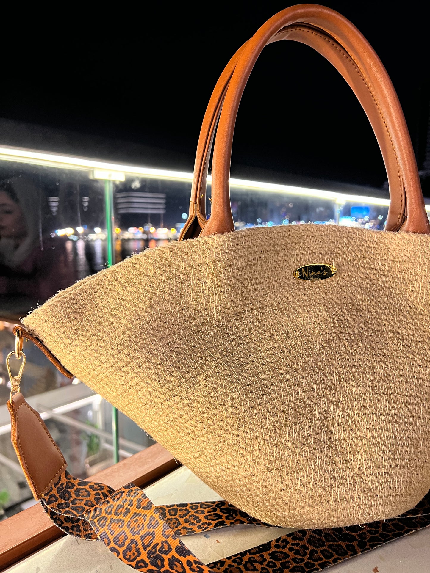 Leather Zig Bag
