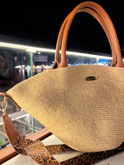 Leather Zig Bag