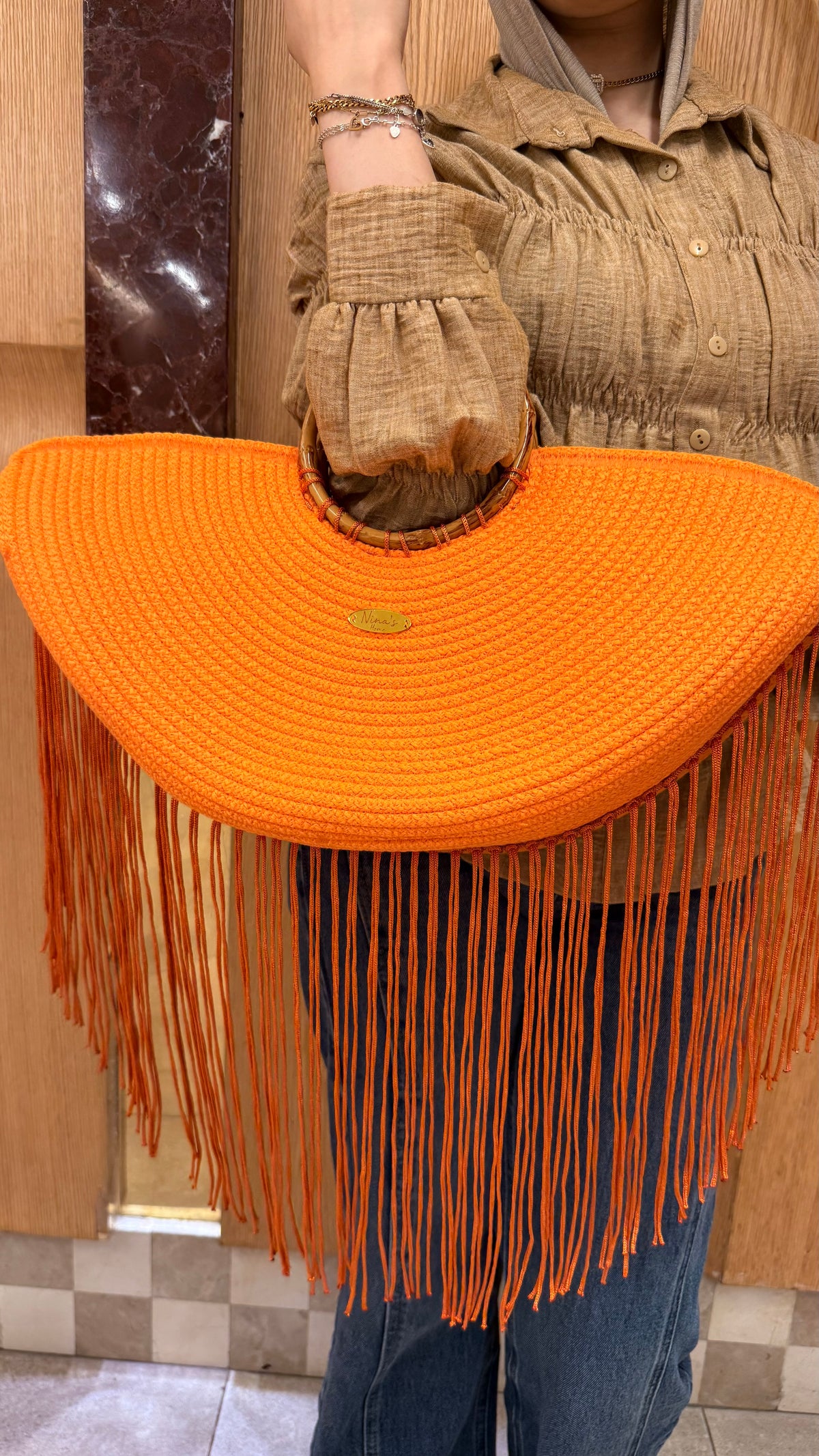 Fringe Zig Bag