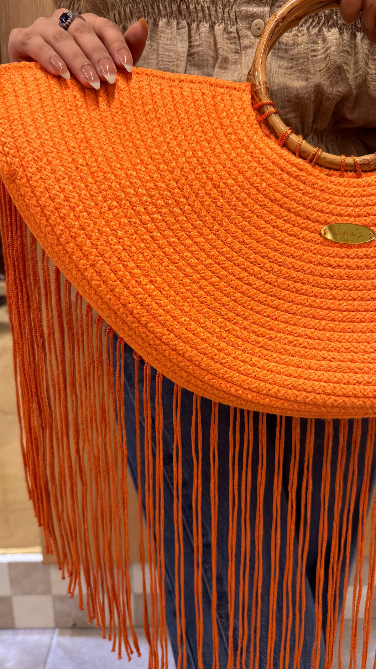 Fringe Zig Bag